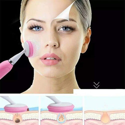 Zyvoura Homeroye Sonic Vibration Beauty Meter displaying a digital screen and control buttons for skin analysis and beauty treatment.