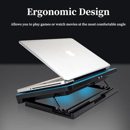 Zyvoura Hoco laptop cooling stand designed for car use, with adjustable vents and sturdy support for laptops during travel.