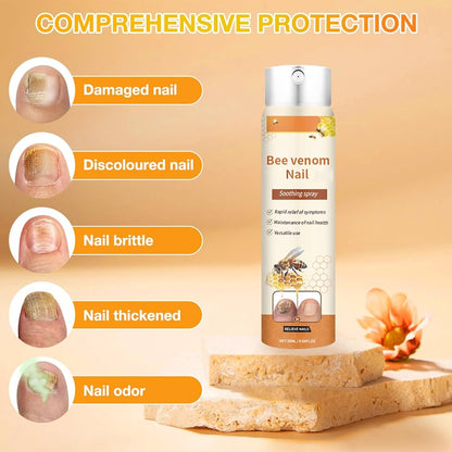 Zyvoura Bee Venom Fungal Nail Treatment Cream in a tube, designed for health and beauty nail care.