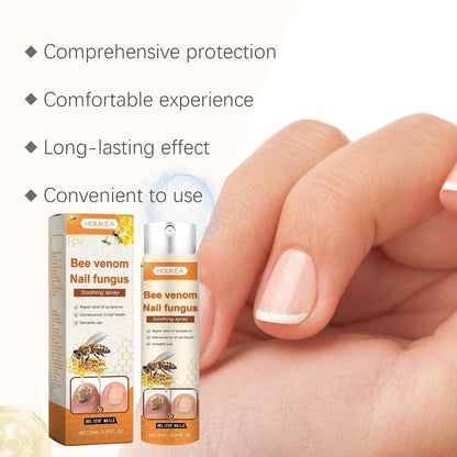 Zyvoura Bee Venom Fungal Nail Treatment Cream jar with label and applicator brush for fungal nail care in health and beauty.