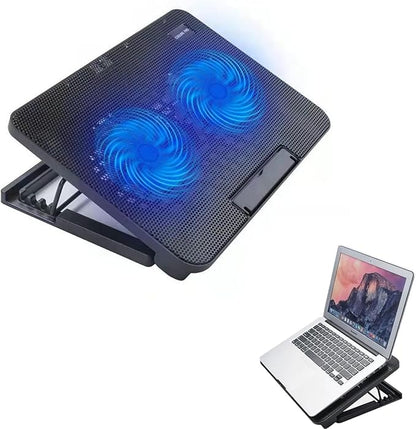Zyvoura Hoco laptop cooling stand designed for car use, featuring adjustable vents and sturdy build for improved airflow and device stability.