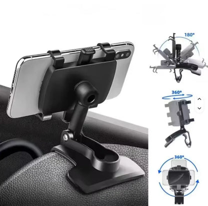 Zyvoura car dashboard phone holder for secure smartphone placement on vehicle dashboard, easy to install and use.