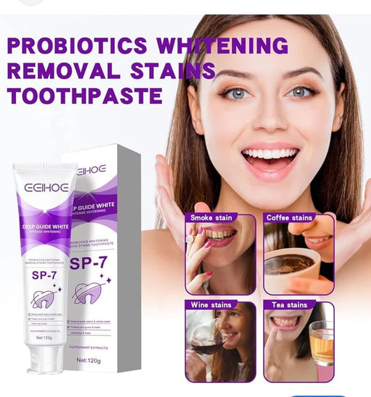 Zyvoura Deep Clean Toothpaste in a 120g tube, designed for thorough cleaning and brightening teeth.