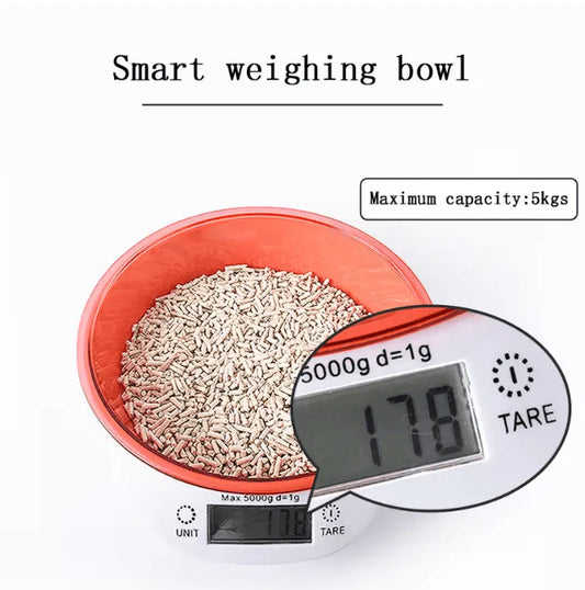 Zyvoura electronic kitchen scale bowl with integrated jar for precise weight measurement and easy kitchen use.
