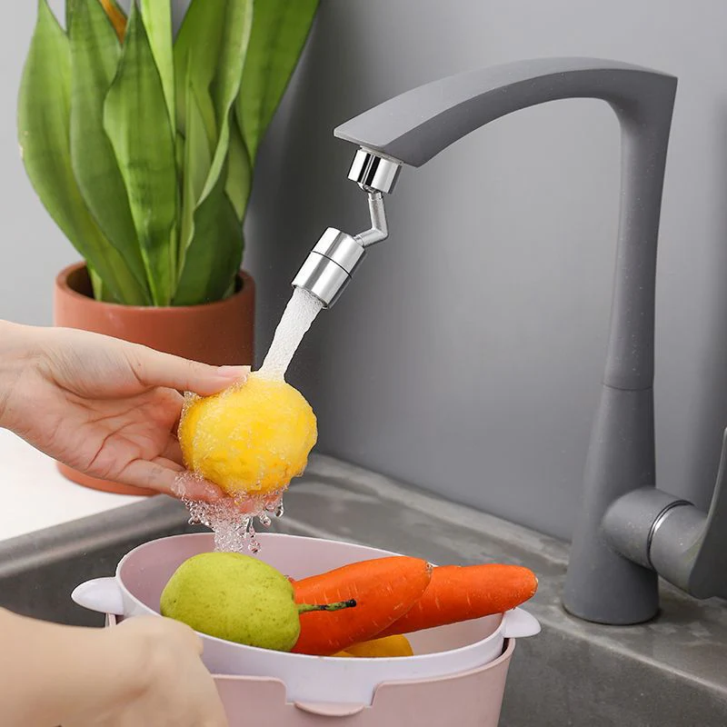 Zyvoura splash-proof outer joint swivel faucet for cleaning, featuring a durable, water-resistant design and flexible joint for easy use.