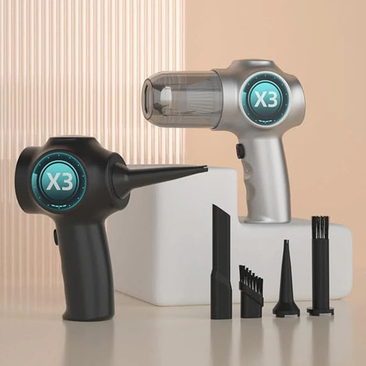 Zyvoura portable wireless handheld vacuum cleaner with compact design and ergonomic handle for easy cleaning.