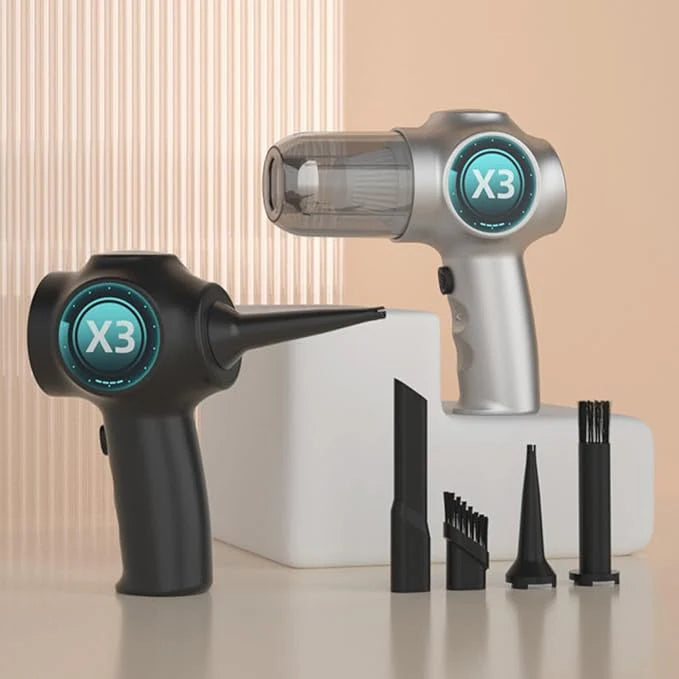 Zyvoura portable wireless handheld vacuum cleaner with compact design and ergonomic handle for easy cleaning.