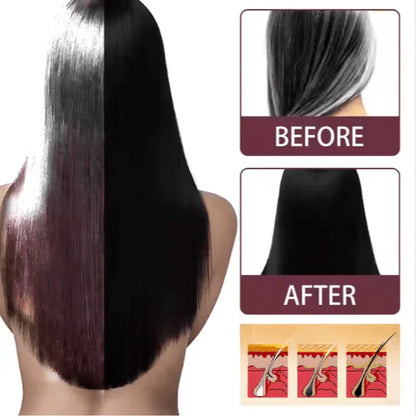 Zyvoura South Moon Gray Hair Spray bottle with black and gray label, showcasing hair styling product for gray hair.